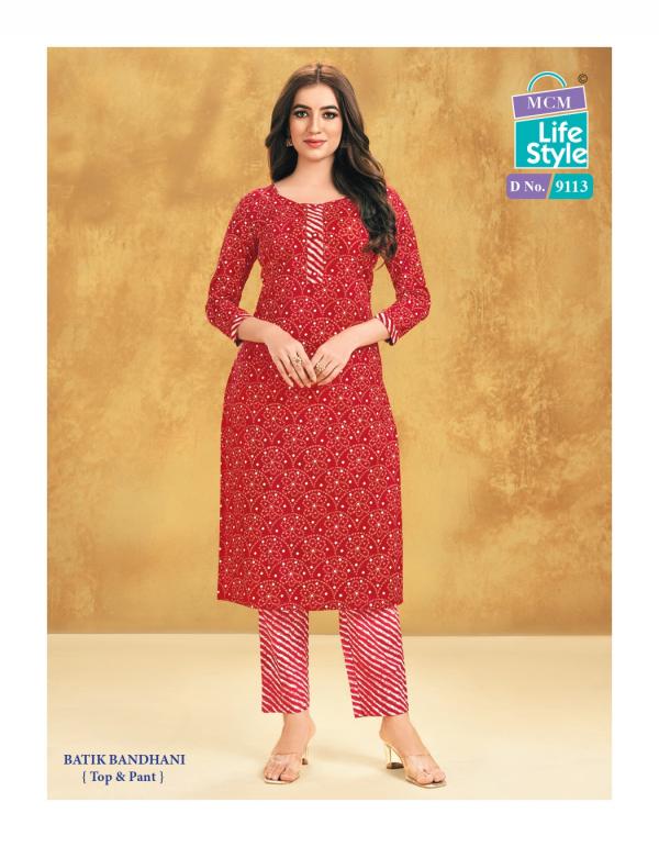 MCM Priyatama Bandhej Vol-1 – Kurti With Pant